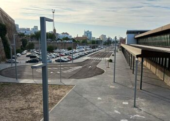 Entorno de la nueva estación reurbanizado meses atrás / FOTO: DBC